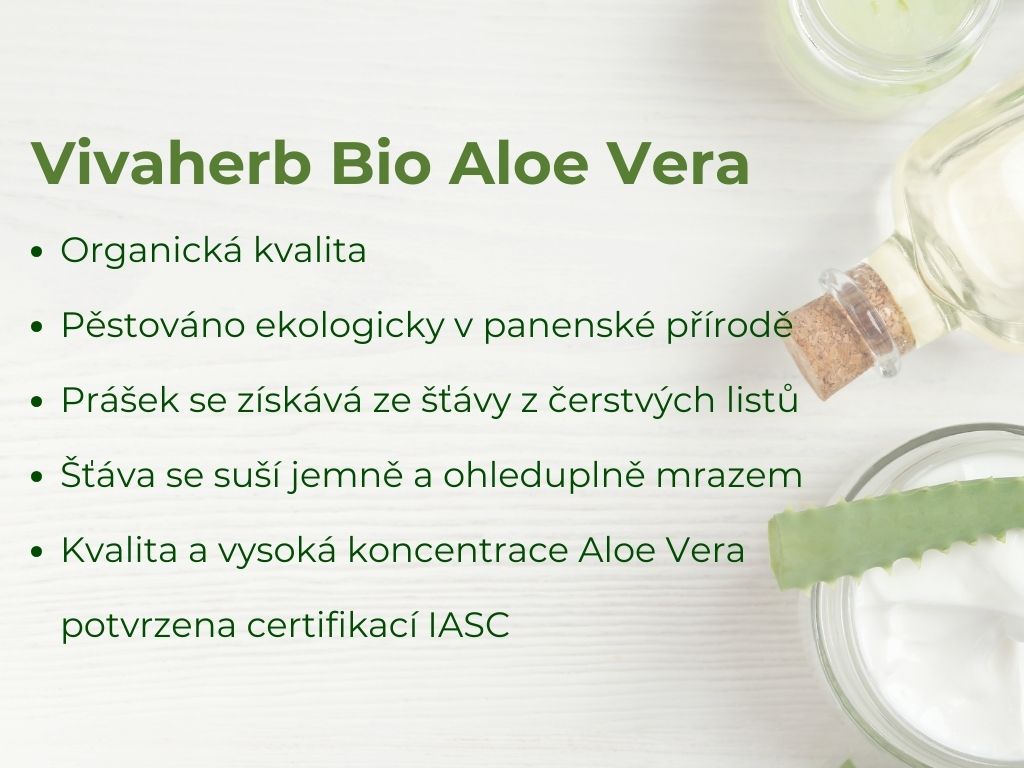 Aloe Vera účinky a vlastnosti